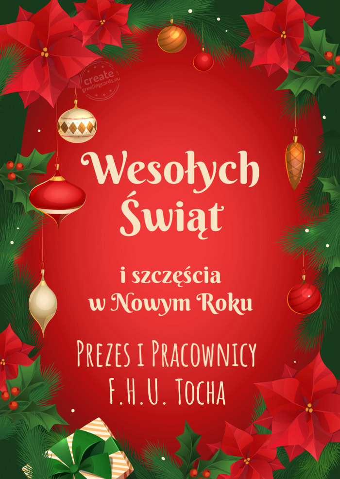 Prezes i Pracownicy F.H.U. Tocha