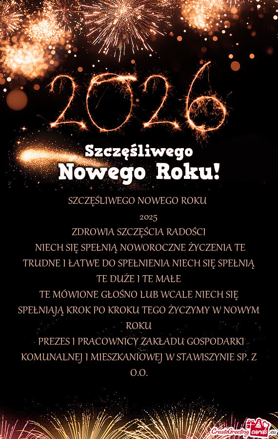 PREZES I PRACOWNICY ZAKŁADU GOSPODARKI KOMUNALNEJ I MIESZKANIOWEJ W STAWISZYNIE SP. Z O.O