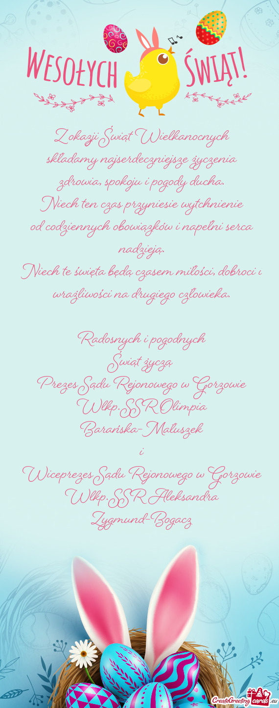 Prezes Sądu Rejonowego w Gorzowie Wlkp. SSR Olimpia Barańska-Małuszek