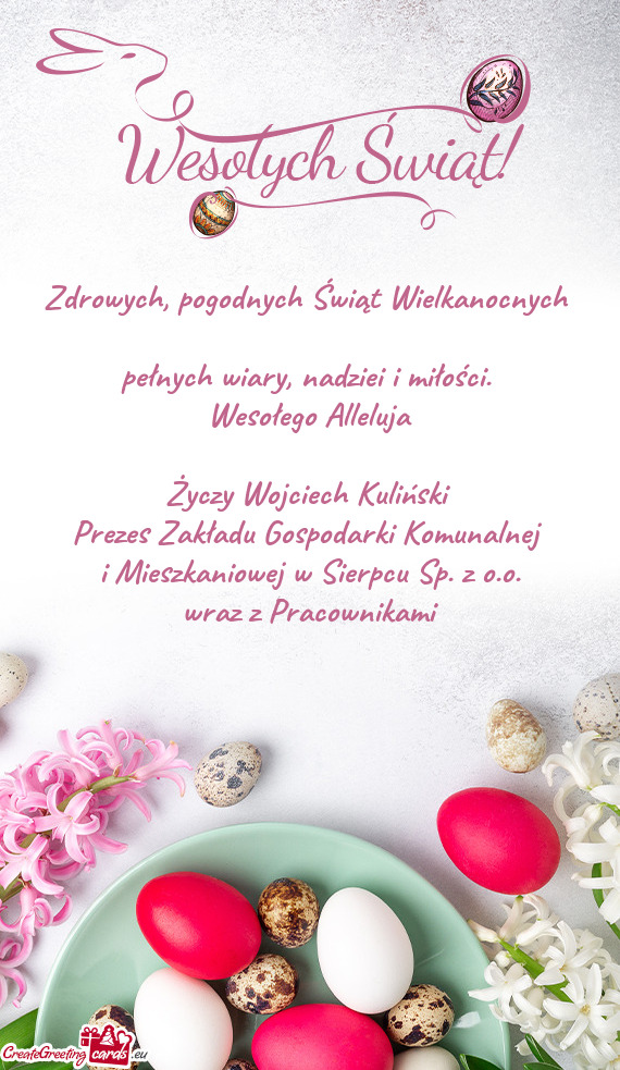 Prezes Zakładu Gospodarki Komunalnej