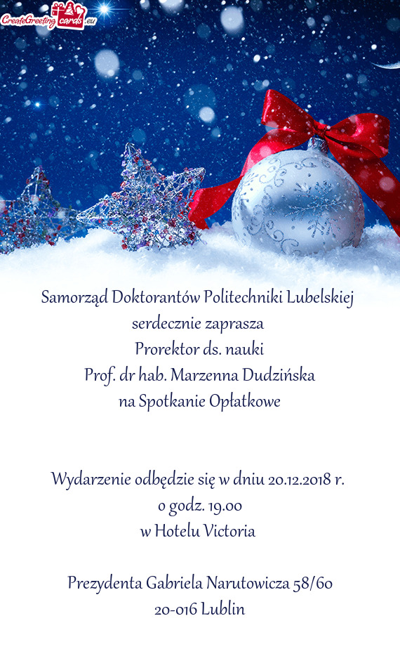 Prof. dr hab. Marzenna Dudzińska