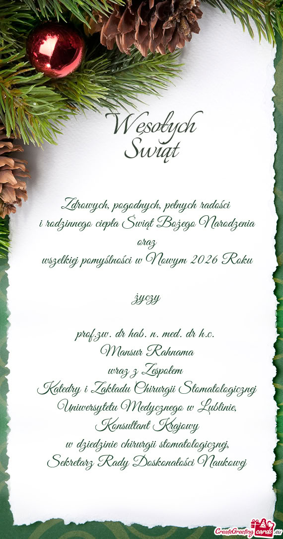 Prof.zw. dr hab. n. med. dr h.c