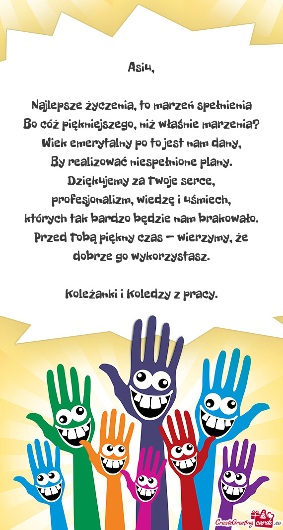 Profesjonalizm, wiedzę i uśmiech