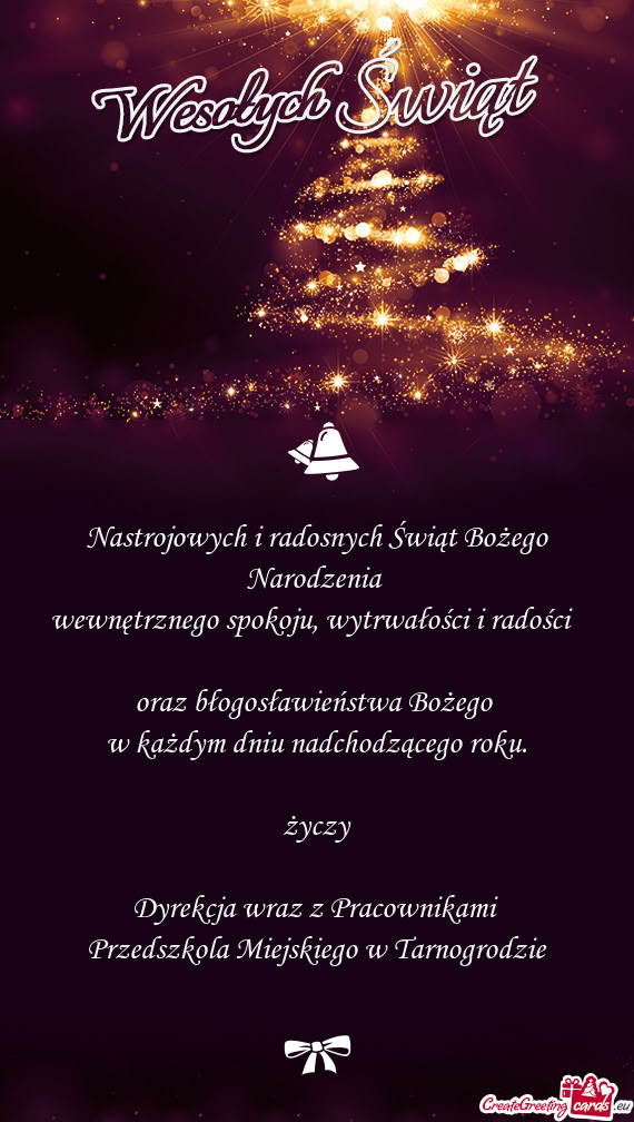 Przedszkola Miejskiego w Tarnogrodzie