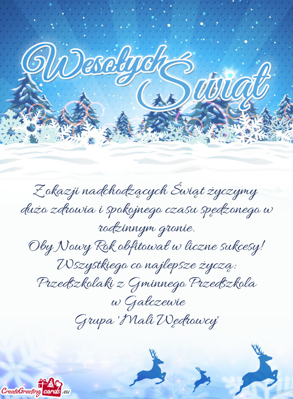 Przedszkolaki z Gminnego Przedszkola