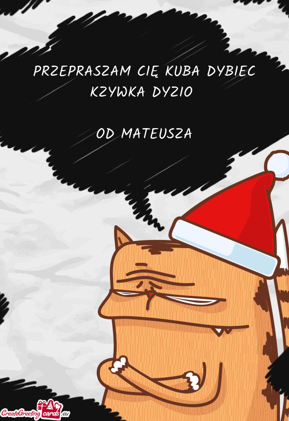 PRZEPRASZAM CIĘ KUBA DYBIEC KZYWKA DYZIO