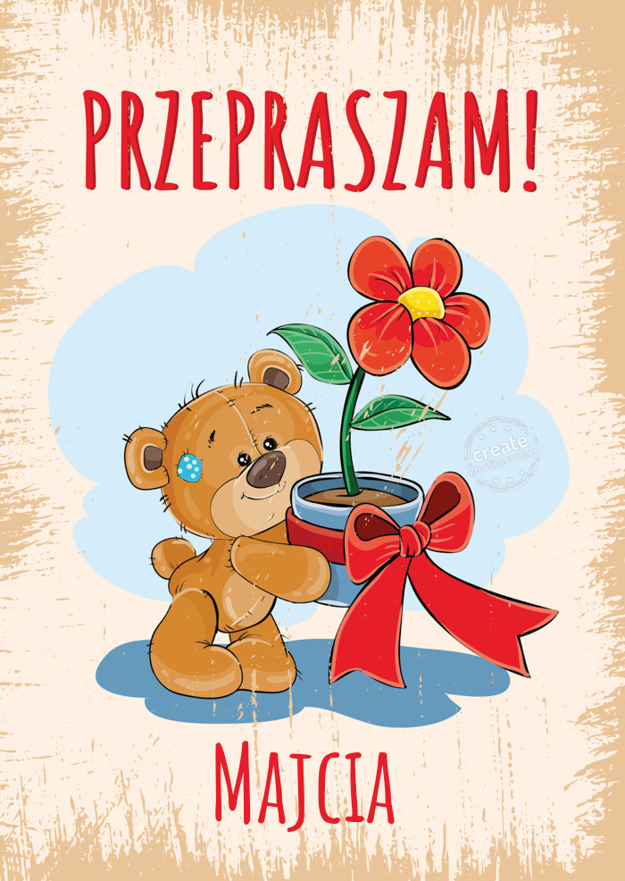 Przepraszam! Majcia