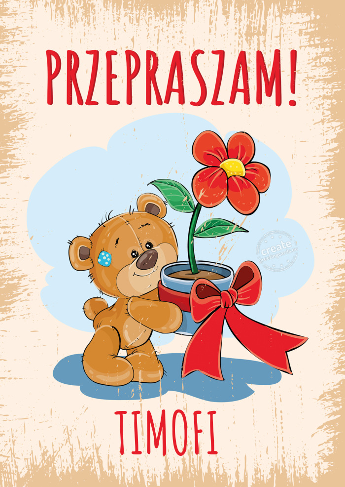 Przepraszam! TIMOFI