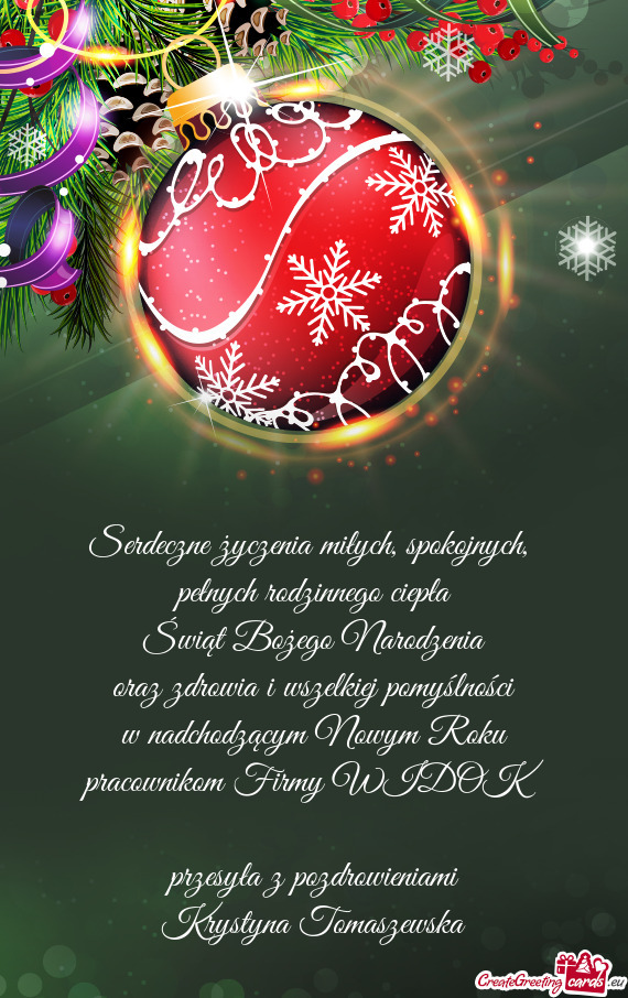 Przesyła z pozdrowieniami