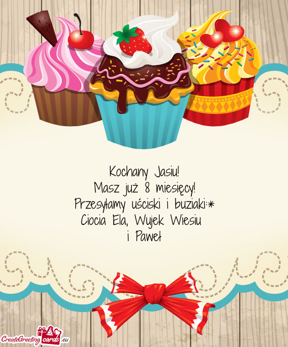 Przesyłamy uściski i buziaki