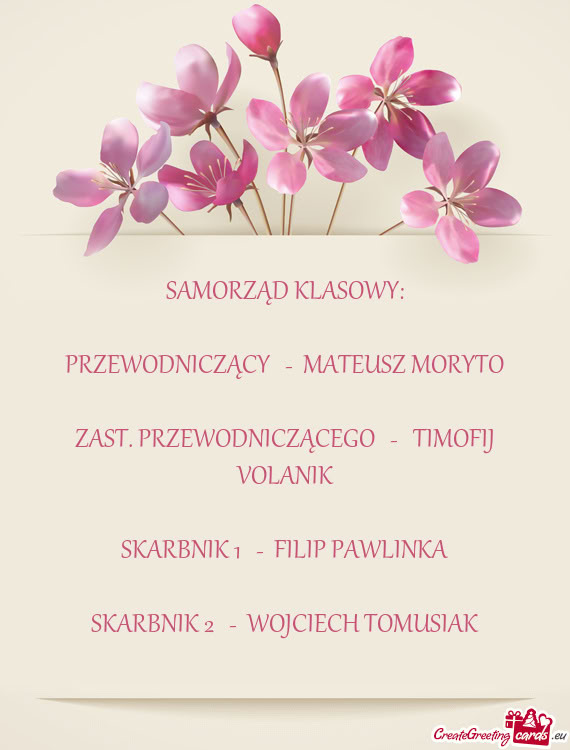 PRZEWODNICZĄCY - MATEUSZ MORYTO
