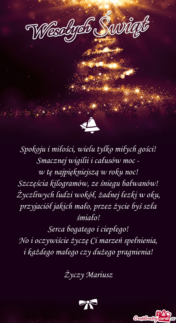 Przez życie byś szła śmiało! Serca bogatego i ciepłego! No i oczywiście życzę Ci marzeń