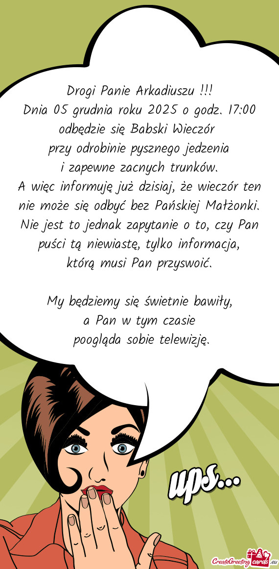 Przy odrobinie pysznego jedzenia