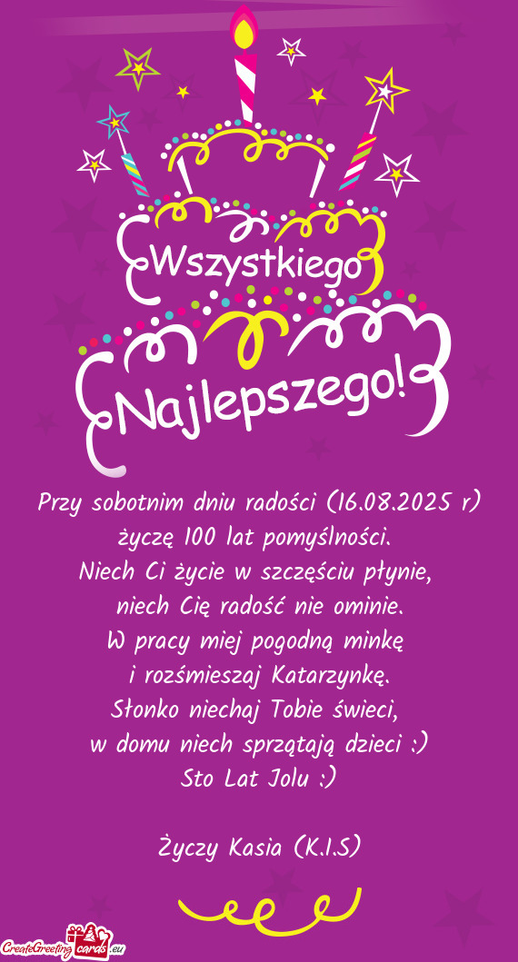 Przy sobotnim dniu radości (16.08.2025 r)