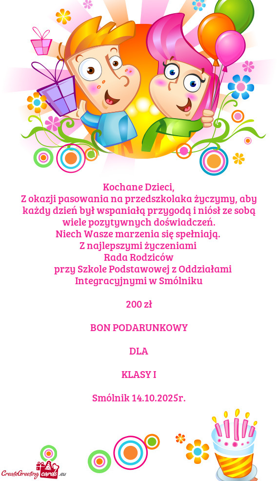 Przy Szkole Podstawowej z Oddziałami Integracyjnymi w Smólniku