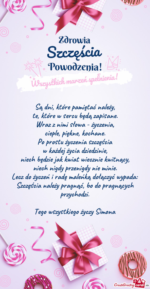 Przychodzi. Tego