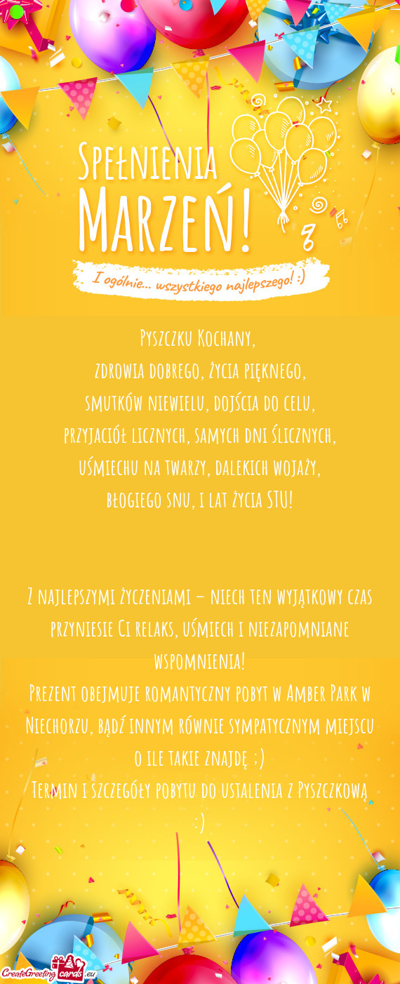 Przyjaciół licznych, samych dni ślicznych