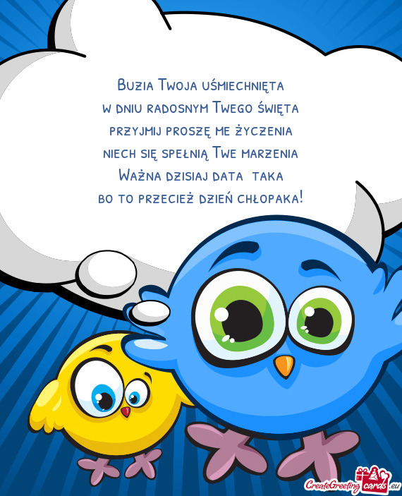 Przyjmij proszę me życzenia