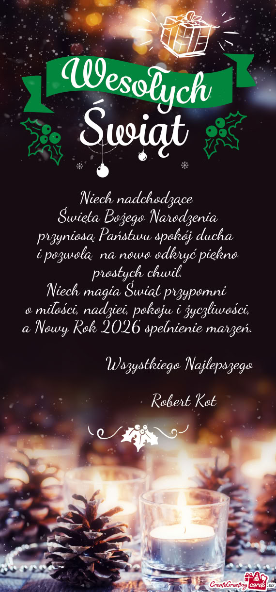 Przyniosą Państwu spokój ducha