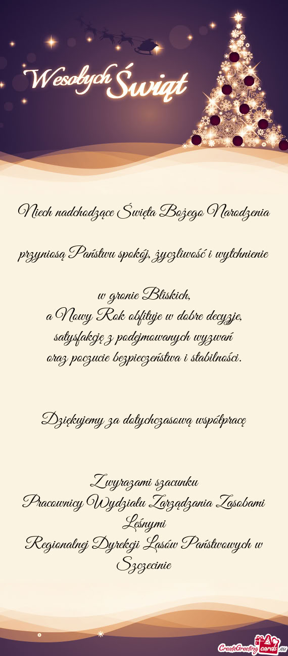 Przyniosą Państwu spokój, życzliwość i wytchnienie