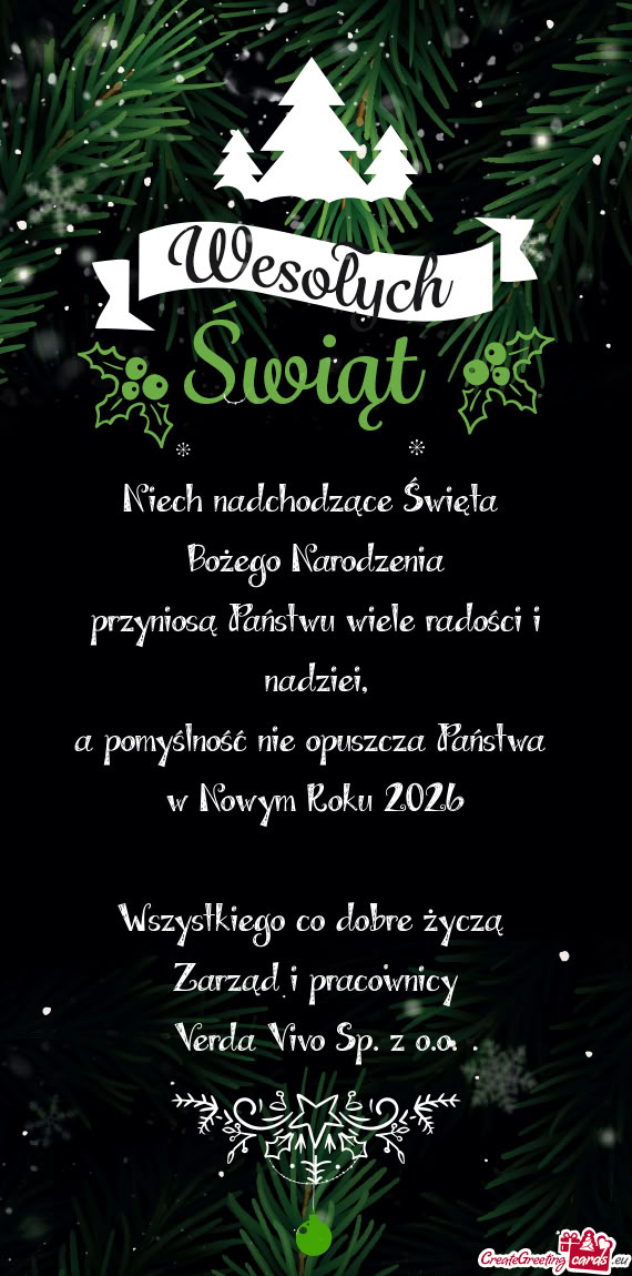 Przyniosą Państwu wiele radości i nadziei