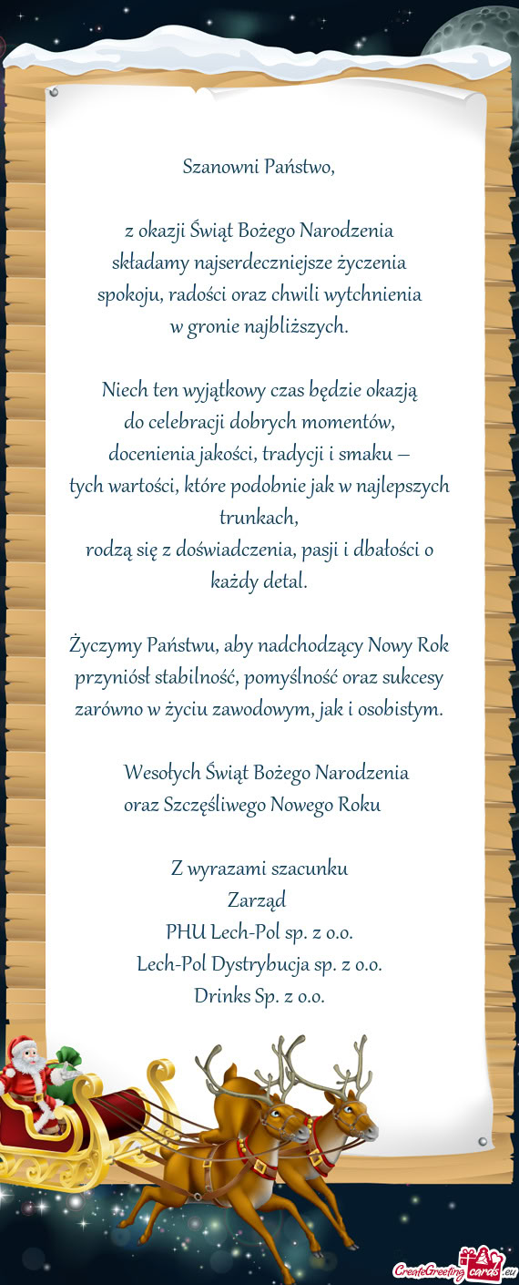 Przyniósł stabilność, pomyślność oraz sukcesy