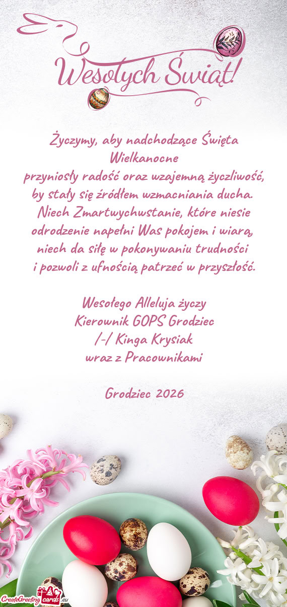 Przyniosły radość oraz wzajemną życzliwość, by stały się źródłem wzmacniania ducha