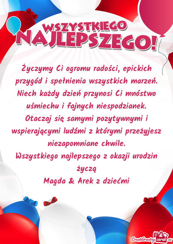 Przynosi Ci mnóstwo uśmiechu i fajnych niespodzianek