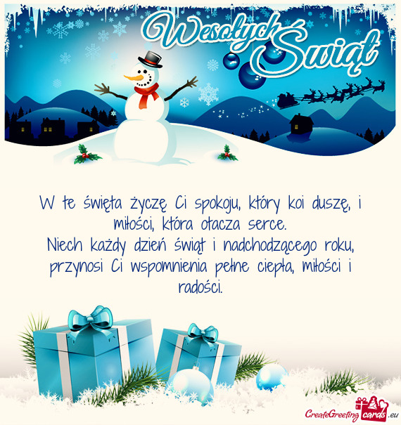 Przynosi Ci wspomnienia pełne ciepła, miłości i radości