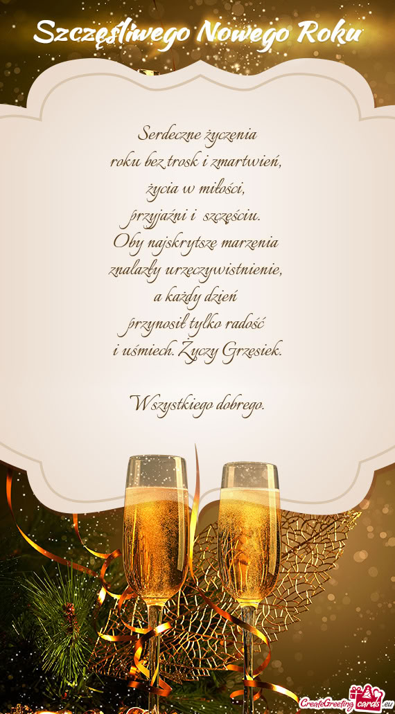 Przynosił tylko radość