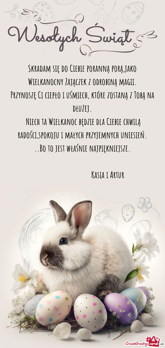 Przynoszę Ci ciepło i uśmiech, które zostaną z Tobą na dłużej