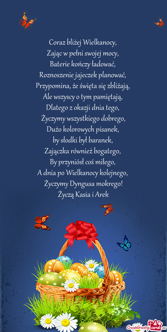 Przypomina, że święta się zbliżają