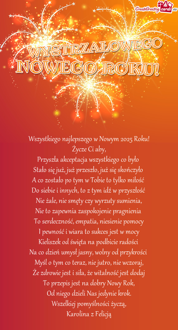 Przyszła akceptacja wszystkiego co było