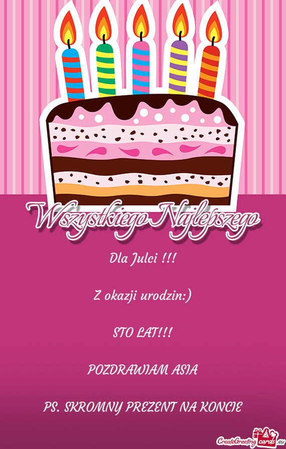 PS. SKROMNY PREZENT NA KONCIE