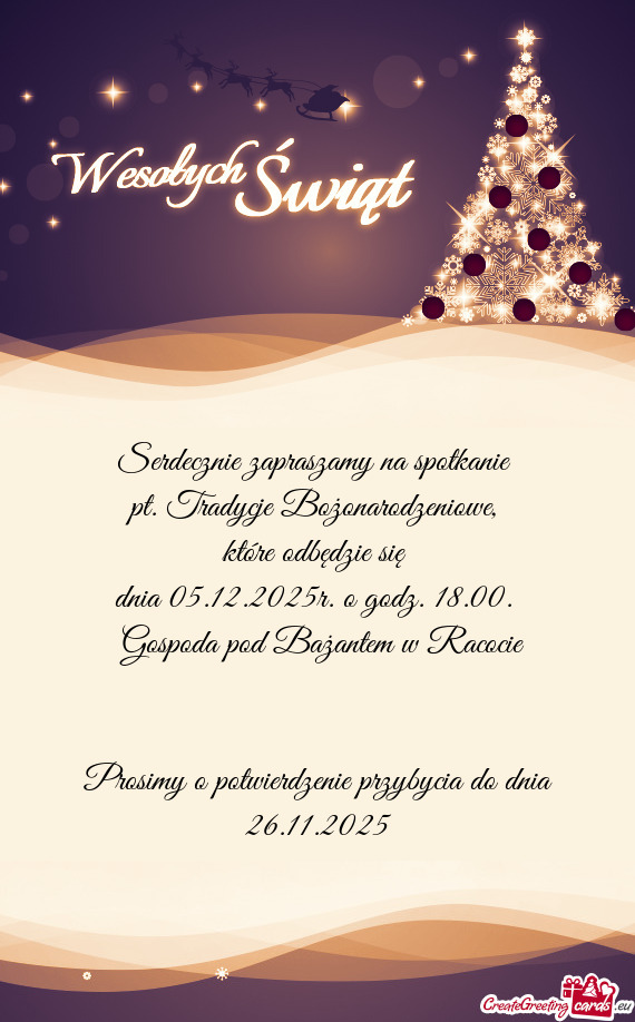 Pt. Tradycje Bożonarodzeniowe