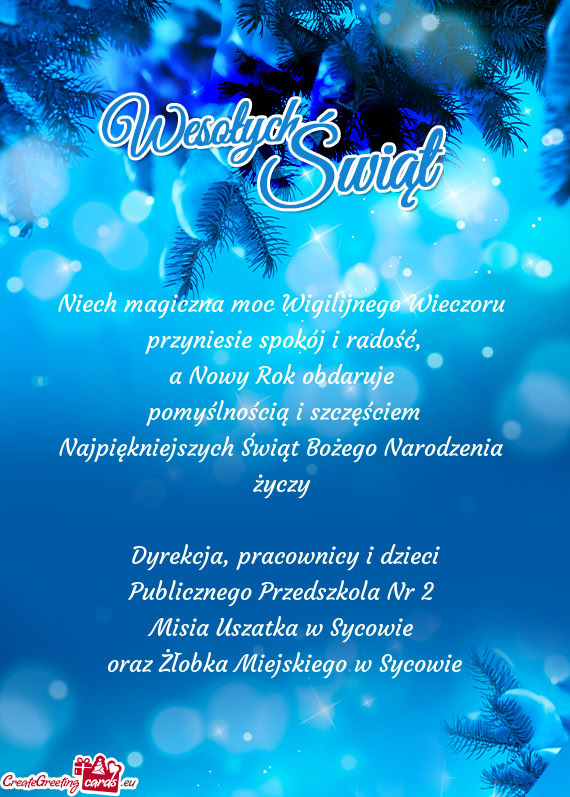 Publicznego Przedszkola Nr 2