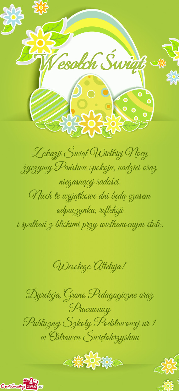 Publicznej Szkoły Podstawowej nr 1