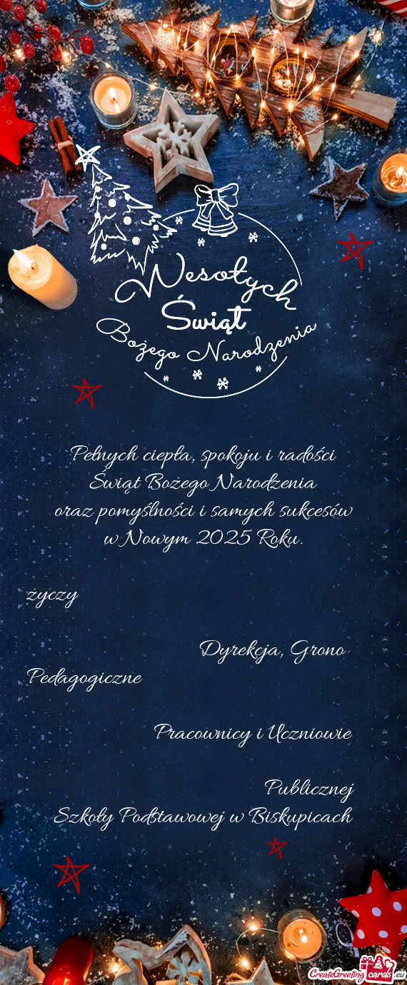 Publicznej Szkoły Podstawowej w Biskupicach