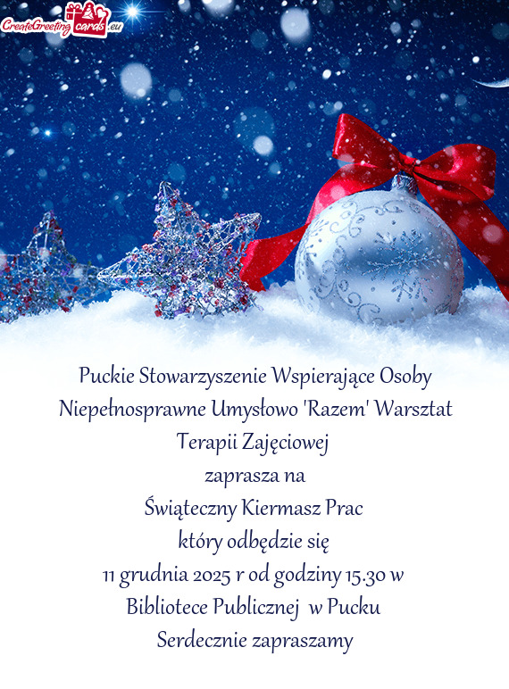 Puckie Stowarzyszenie Wspierające Osoby Niepełnosprawne Umysłowo 