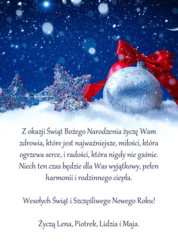 Ra ogrzewa serce, i radości, która nigdy nie gaśnie. Niech ten czas będzie dla Was wyjątkowy, p