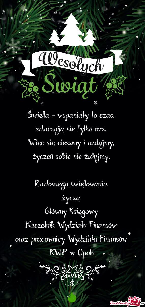 Racownicy Wydziału Finansów KWP w Opolu