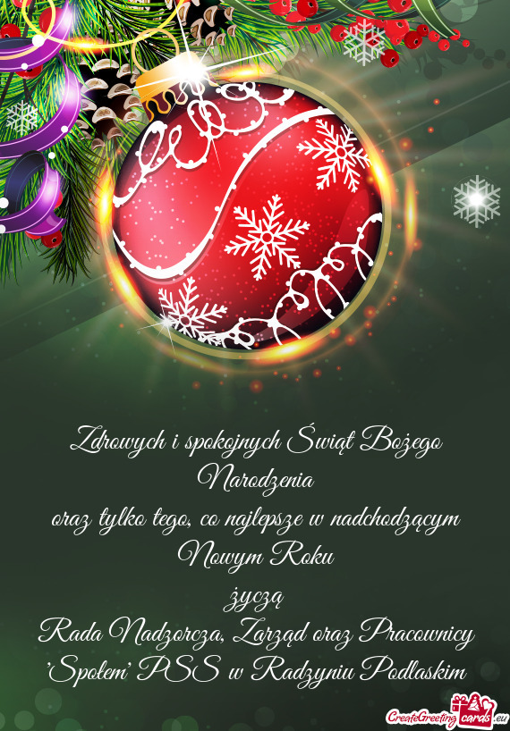 Rada Nadzorcza, Zarząd oraz Pracownicy "Społem" PSS w Radzyniu Podlaskim