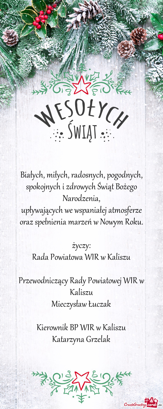 Rada Powiatowa WIR w Kaliszu
