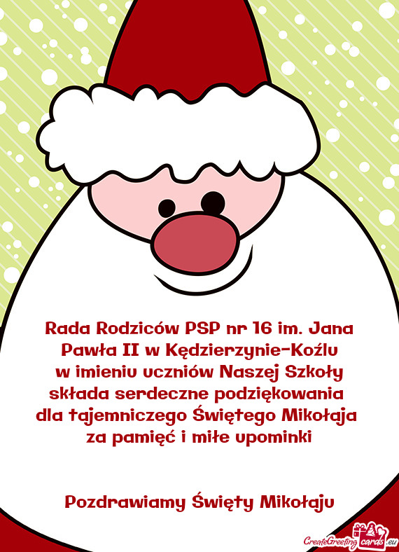 Rada Rodziców PSP nr 16 im. Jana Pawła II w Kędzierzynie-Koźlu