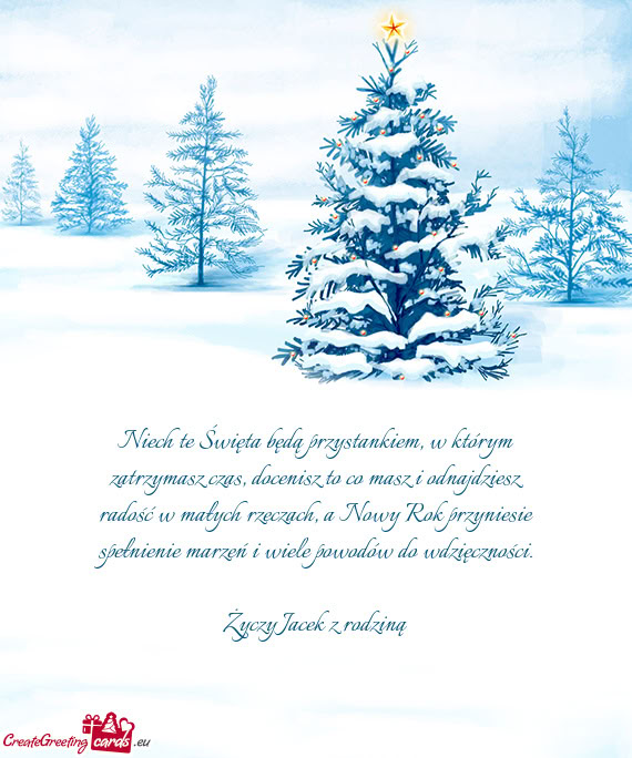 Radość w małych rzeczach, a Nowy Rok przyniesie spełnienie marzeń i wiele powodów do wdzięczn