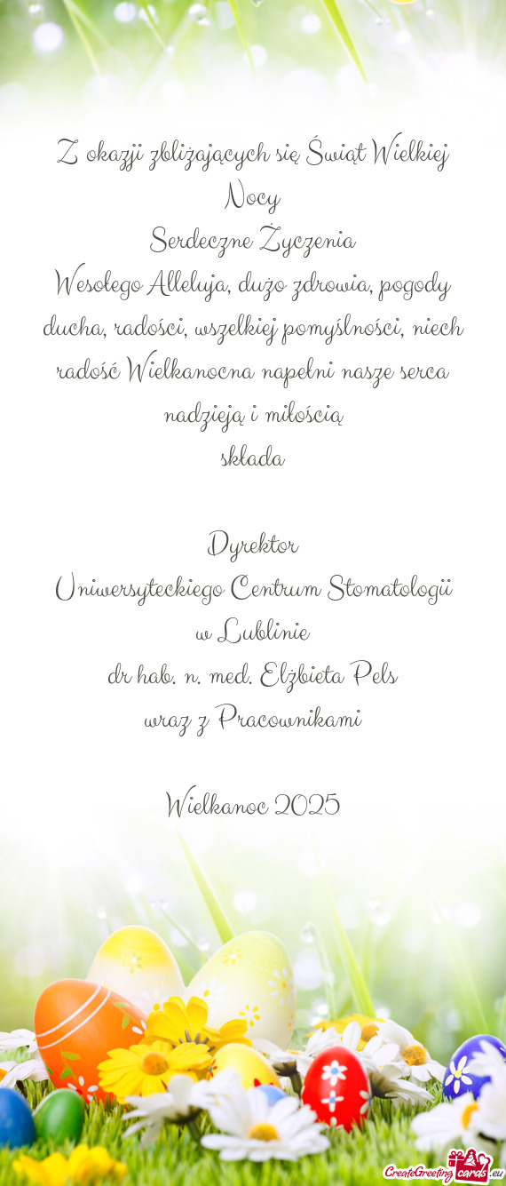 Radość Wielkanocna napełni nasze serca