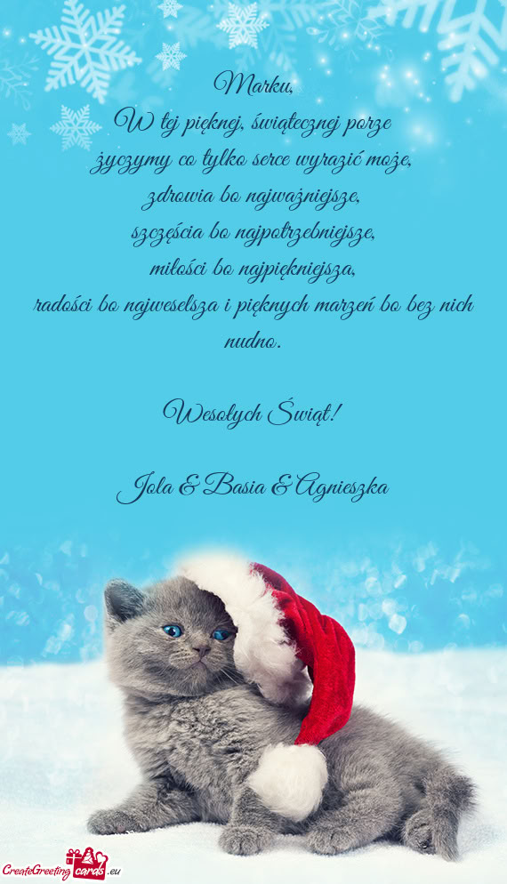 Radości bo najweselsza i pięknych marzeń bo bez nich nudno