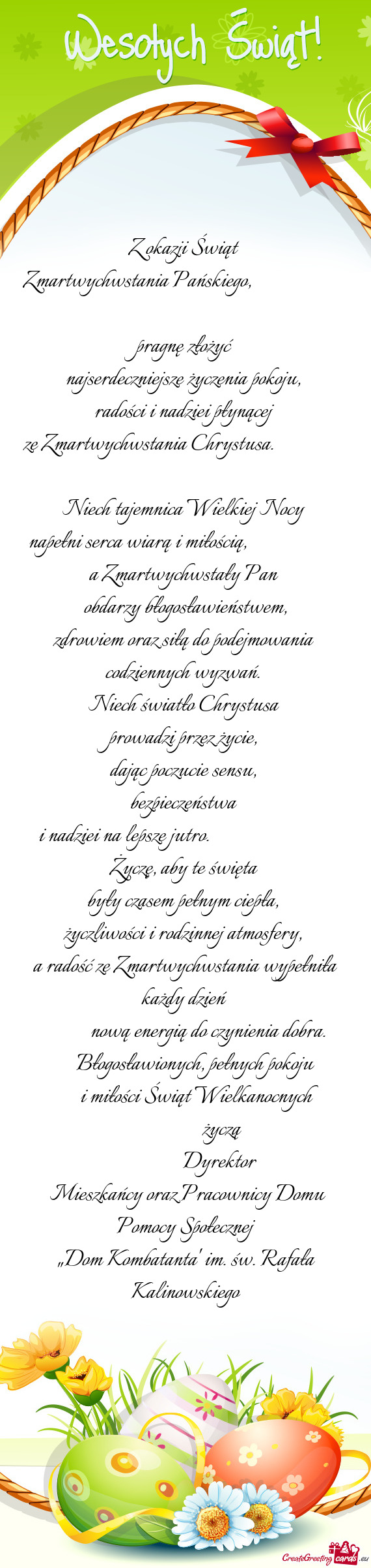 Radości i nadziei płynącej