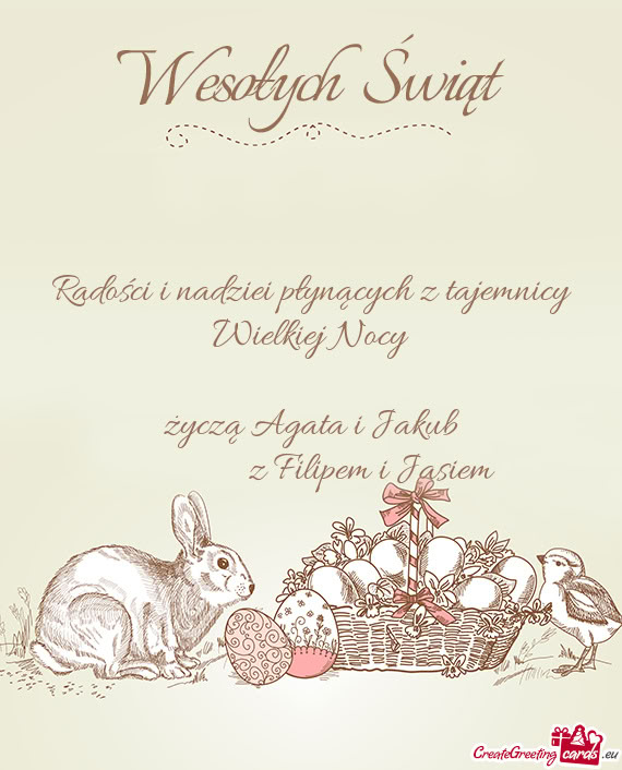Radości i nadziei płynących z tajemnicy Wielkiej Nocy