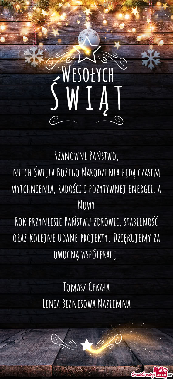 Radości i pozytywnej energii